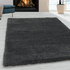FLUFFY - Tapis Shaggy Uni à Poils Longs - FLU3500GRI