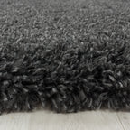 FLUFFY - Tapis Shaggy Uni à Poils Longs - FLU3500GRI