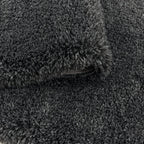 FLUFFY - Tapis Shaggy Rond Uni à Poils Longs - FLU3500GRI