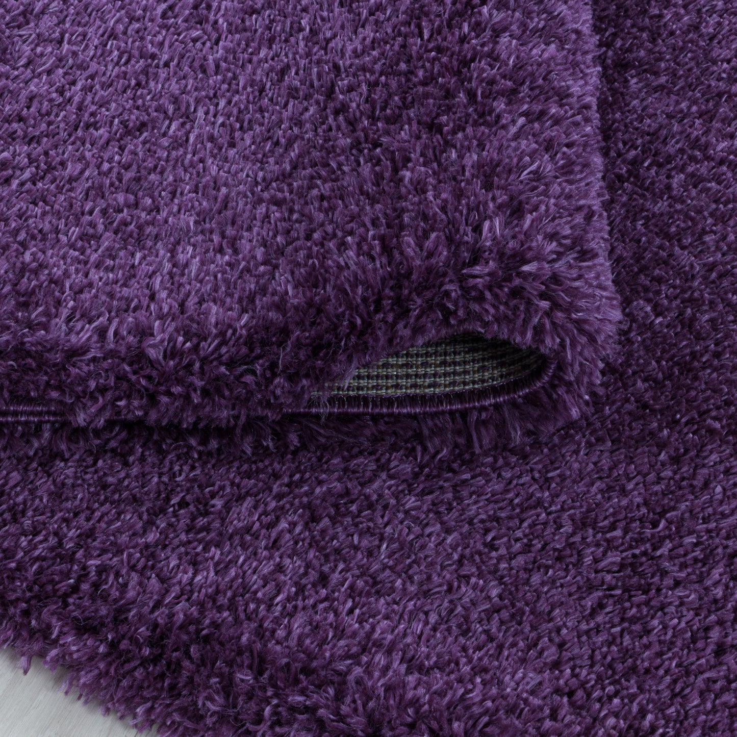 FLUFFY - Tapis Shaggy Uni à Poils Longs - FLU3500LIL