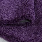 FLUFFY - Tapis Shaggy Rond Uni à Poils Longs - FLU3500LIL