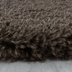 FLUFFY - Tapis Shaggy Rond Uni à Poils Longs - FLU3500MAR