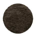 FLUFFY - Tapis Shaggy Rond Uni à Poils Longs - FLU3500MAR
