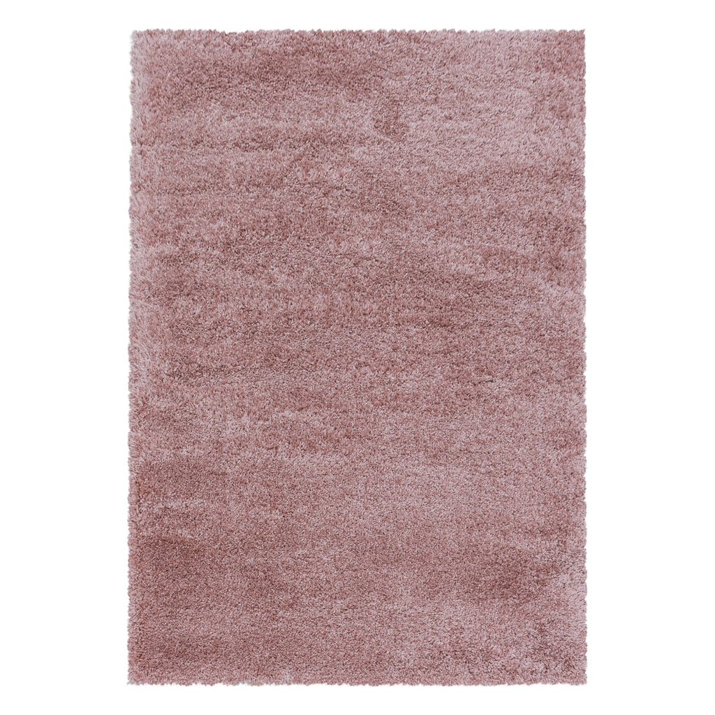 FLUFFY - Tapis Shaggy Uni à Poils Longs - FLU3500ROS