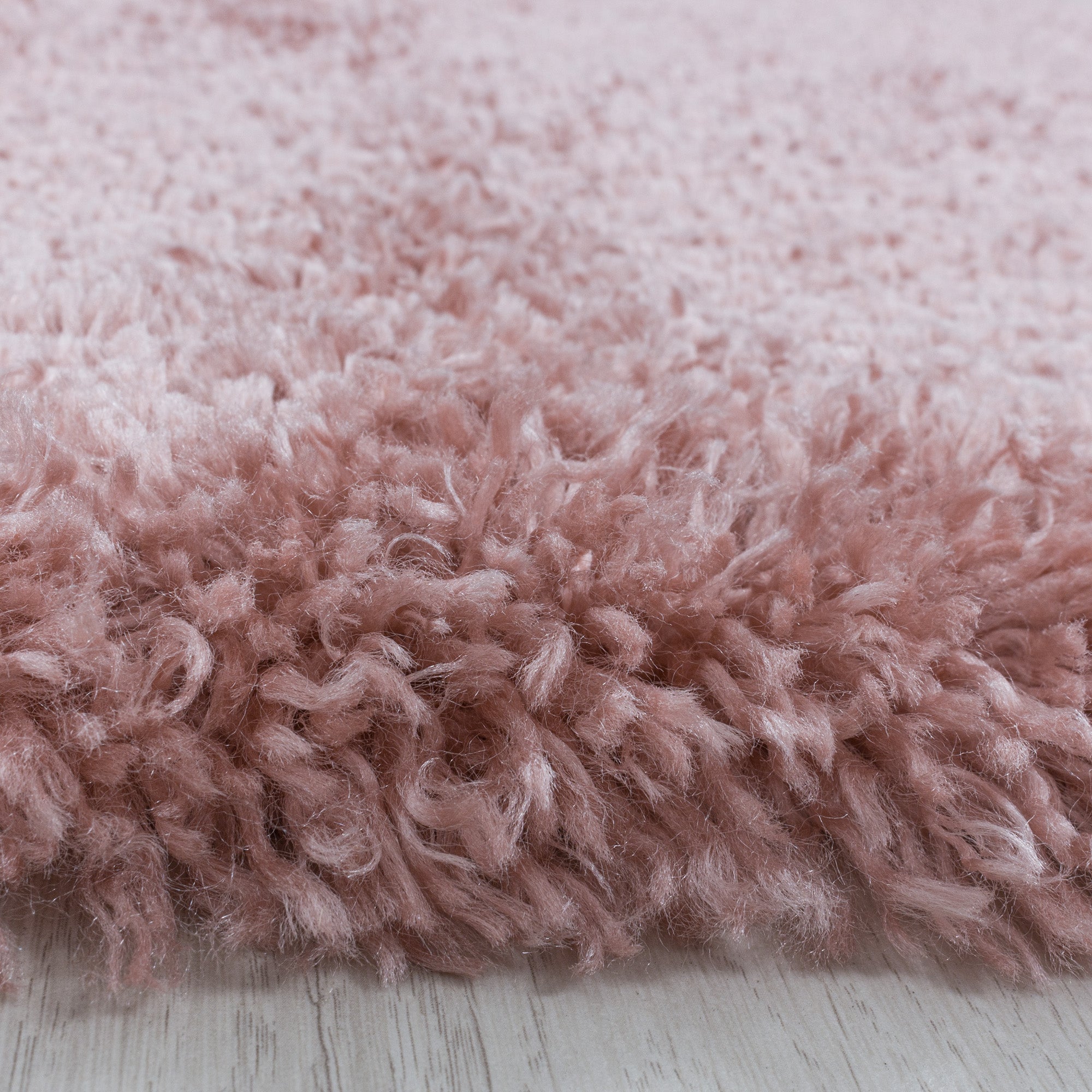 FLUFFY - Tapis Shaggy Uni à Poils Longs - FLU3500ROS