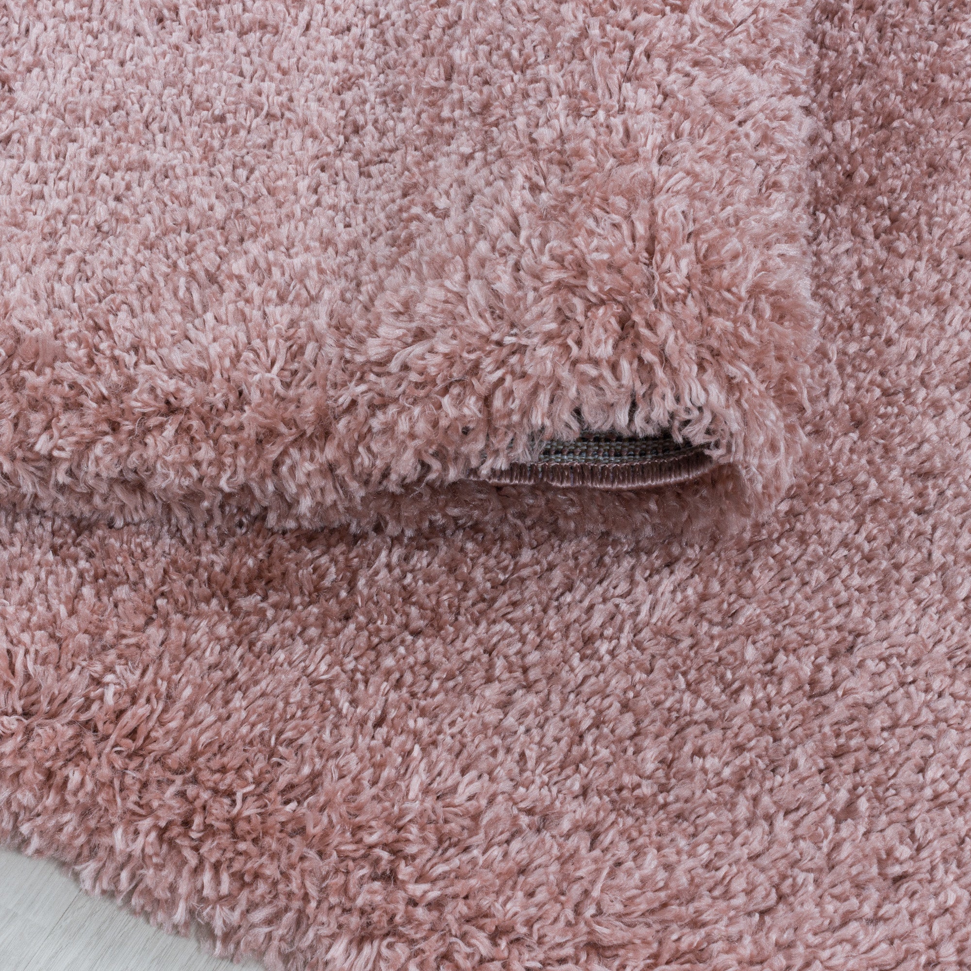 FLUFFY - Tapis Shaggy Uni à Poils Longs - FLU3500ROS