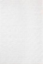 Tapis rectangulaire à rayures fines beige et blanc indoor/outdoor - GARDEN Garden
