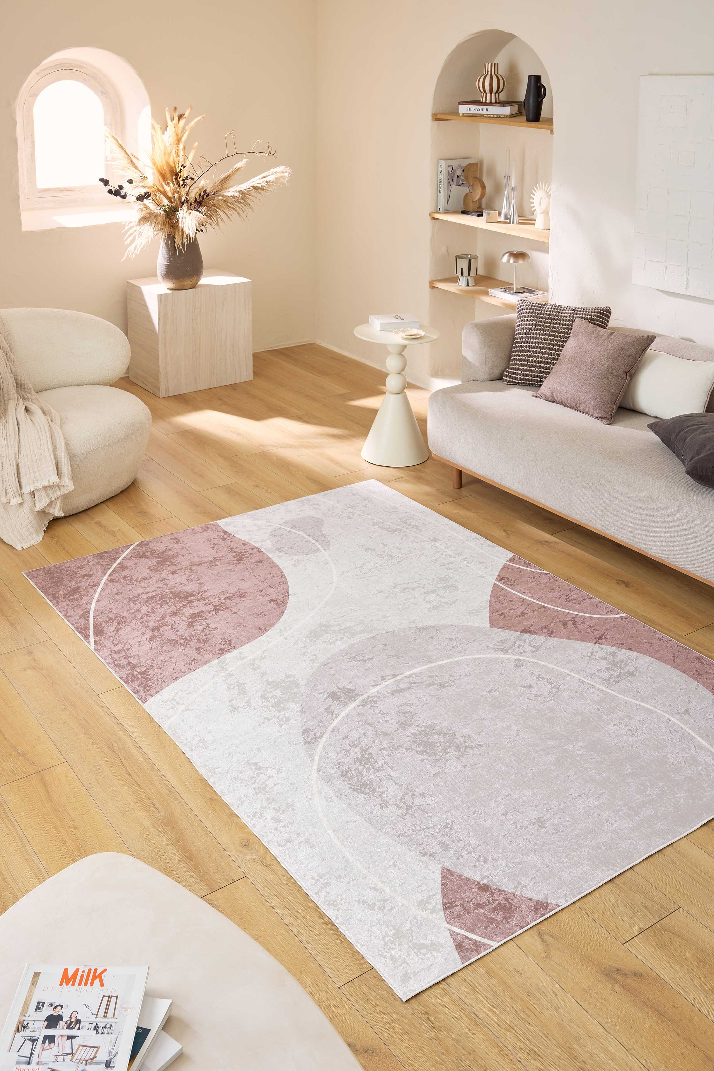 Tapis abstrait : GRE752BEI GREGE