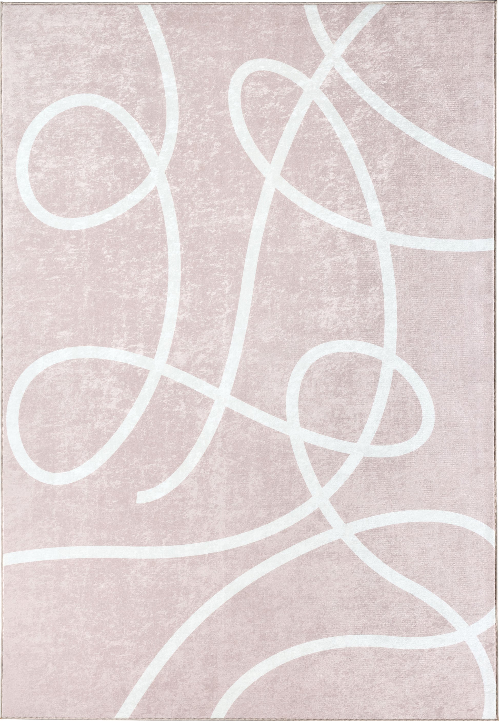 Tapis lavable en machine - Grège - Motif en arc-de-cercle (Copie) GREGE
