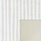 Tapis lavable en machine - Grège - Motif géométrique GREGE