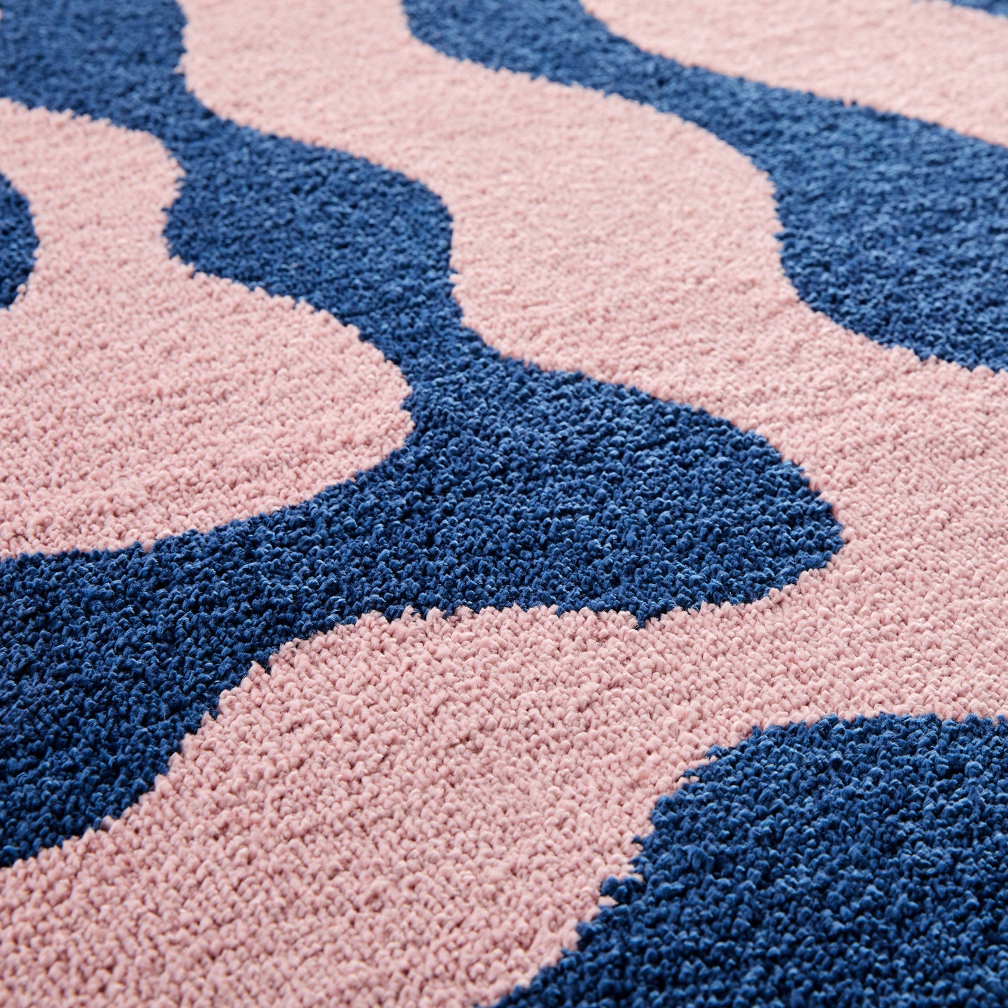 Tapis vintage style année 70 - Bleu - Groovy GROOVY
