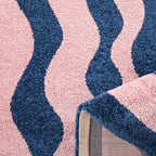 Tapis vintage style année 70 - Bleu - Groovy GROOVY