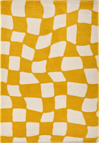 Tapis vintage année 70 - Jaune- Groovy GROOVY