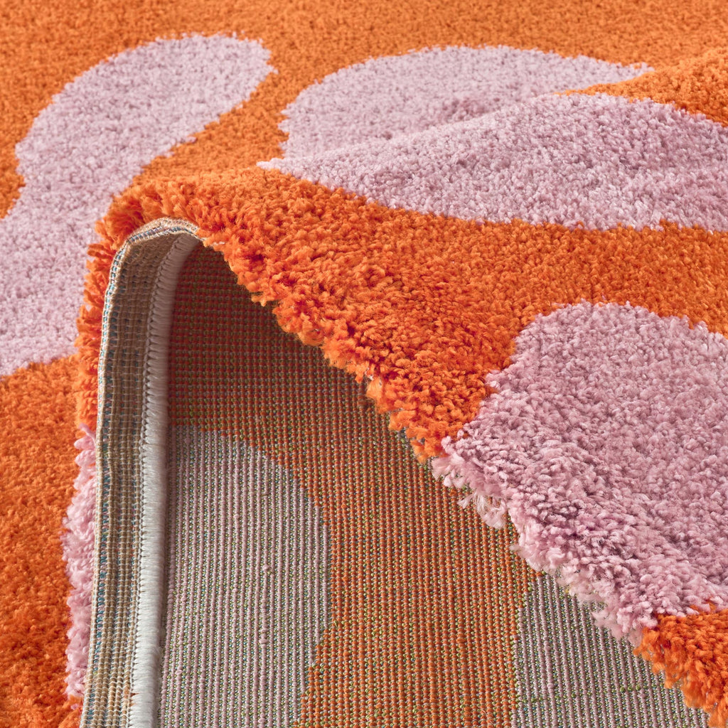 Tapis salon vintage - Rose- Groovy GROOVY