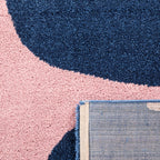 Tapis salon vintage année 70 - Bleu - Groovy GROOVY