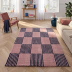Tapis salon vintage année 70 - Bleu - Groovy (Copie) GROOVY