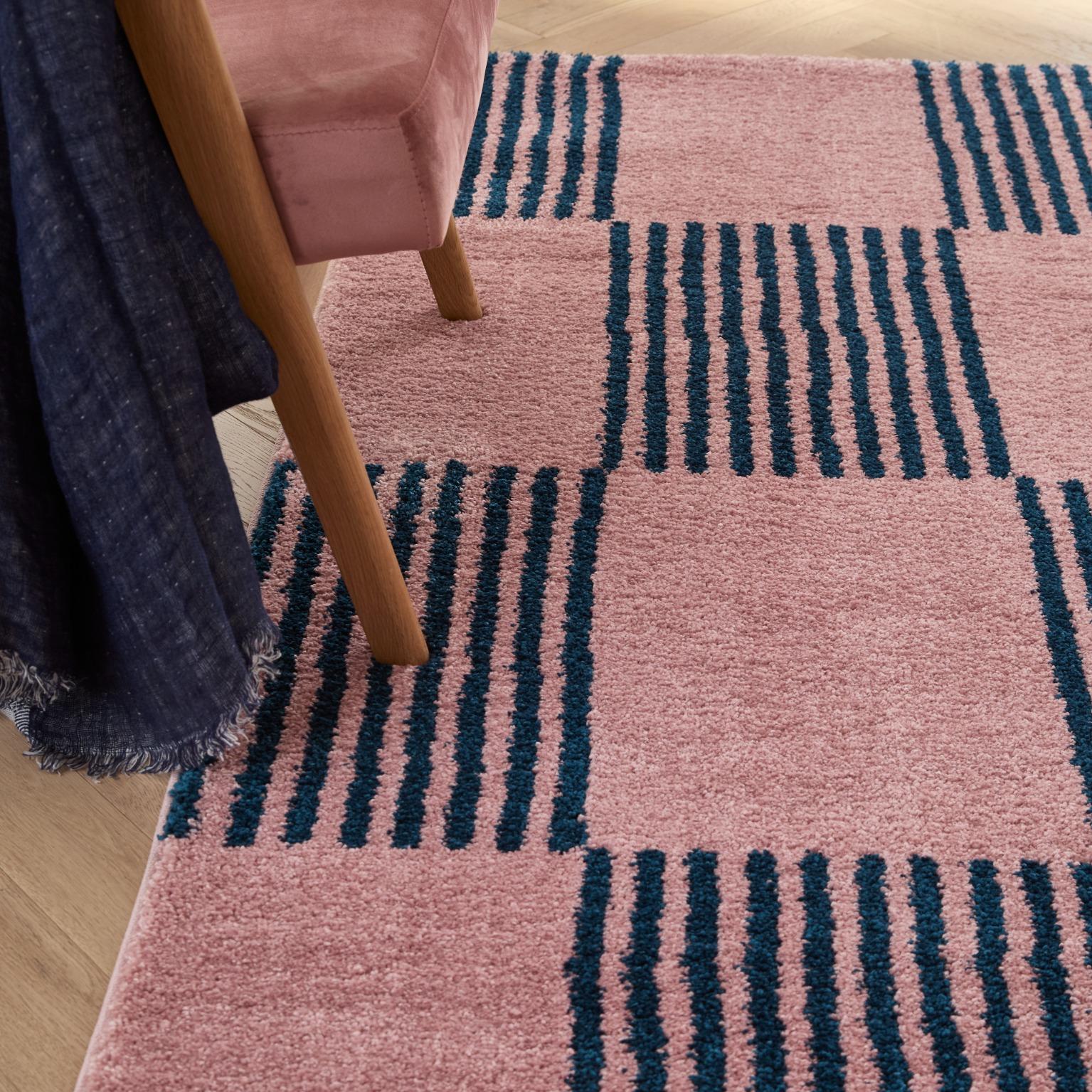 Tapis salon vintage année 70 - Bleu - Groovy (Copie) GROOVY