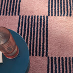 Tapis salon vintage année 70 - Bleu - Groovy (Copie) GROOVY