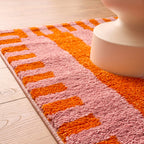 Tapis rétro - Orange rayé - Collection Groovy | Nazar Rugs GROOVY