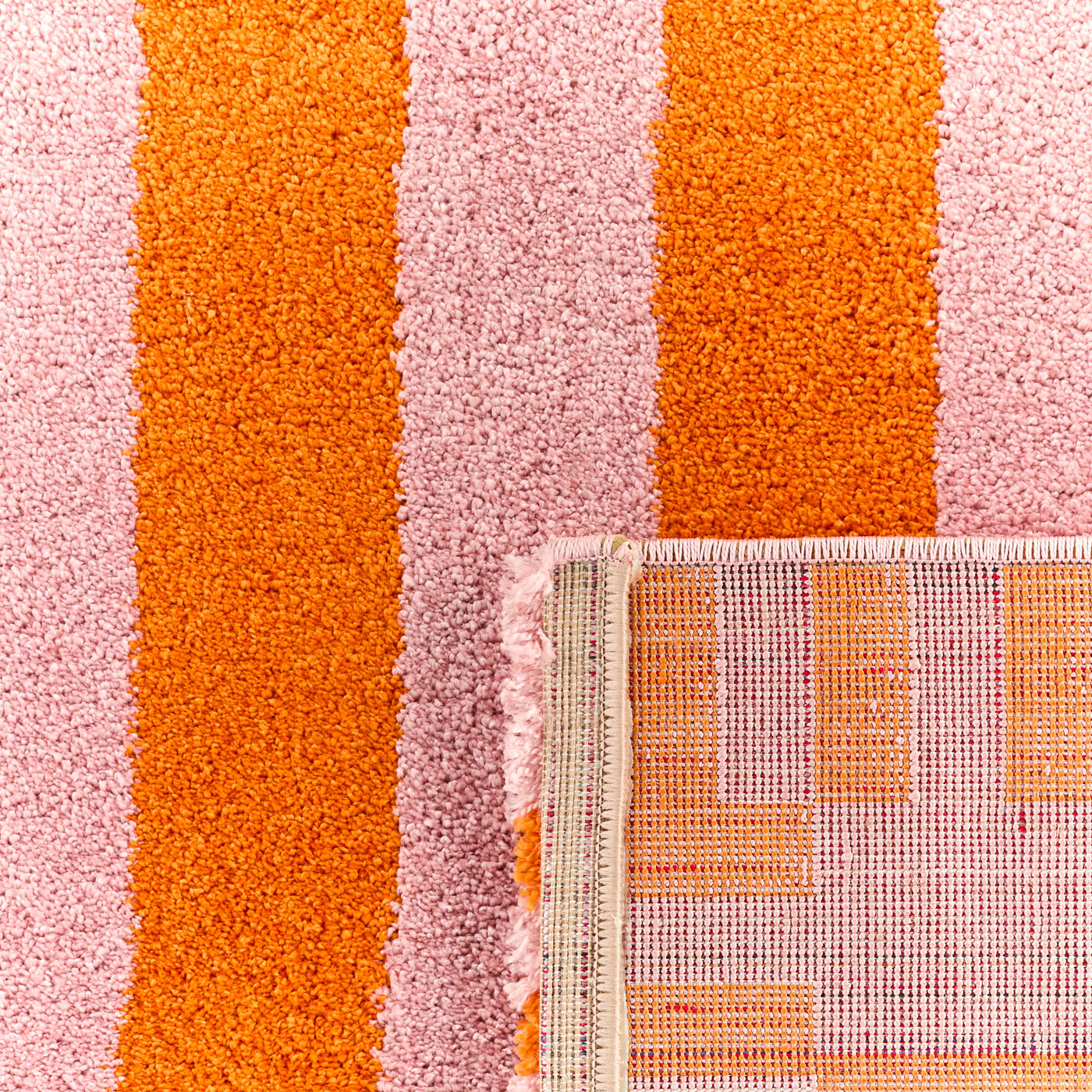 Tapis rétro - Orange rayé - Collection Groovy | Nazar Rugs GROOVY