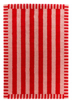 Tapis rétro - Rouge rayé - Collection Groovy | Nazar Rugs GROOVY