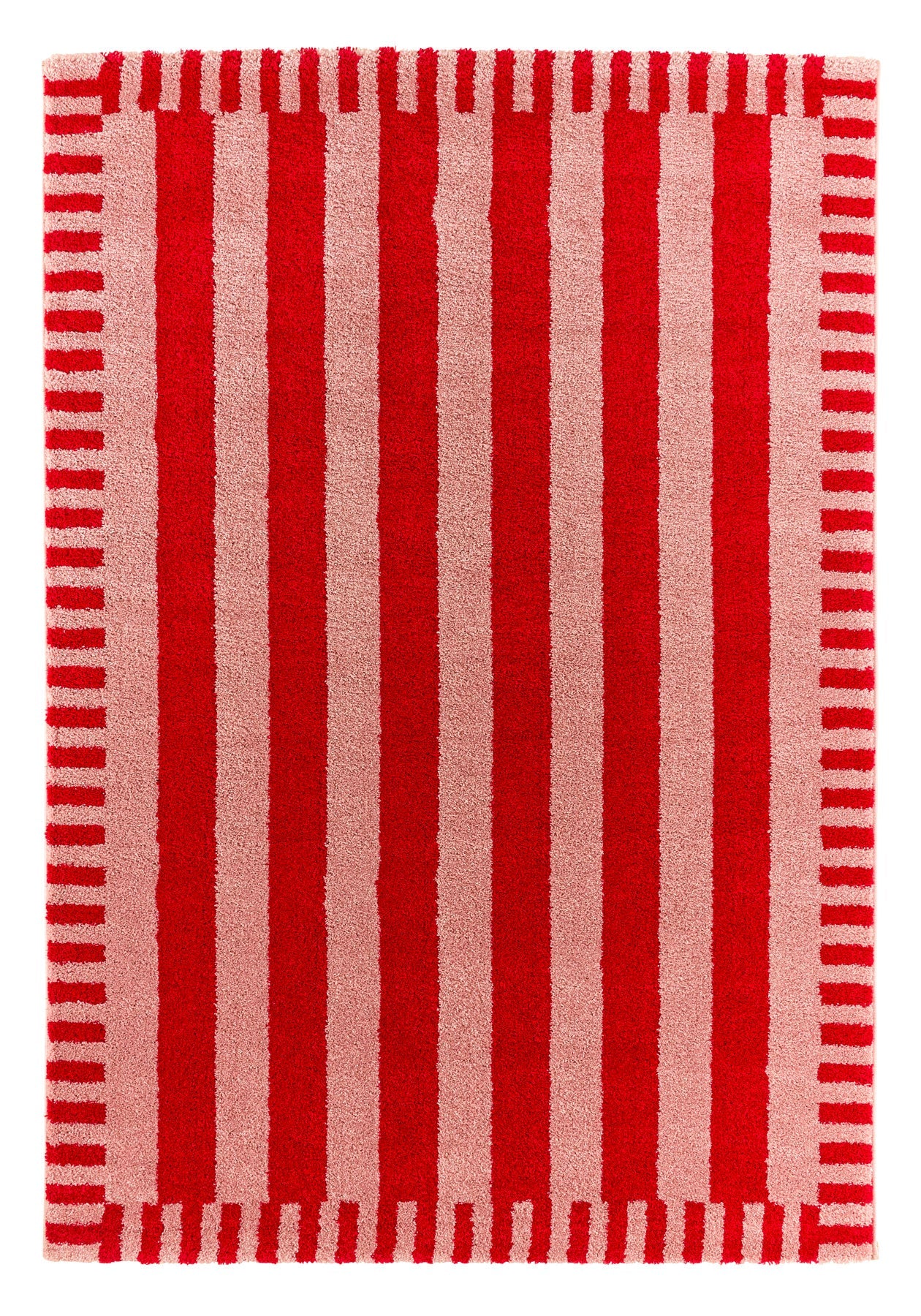 Tapis rétro - Rouge rayé - Collection Groovy | Nazar Rugs GROOVY