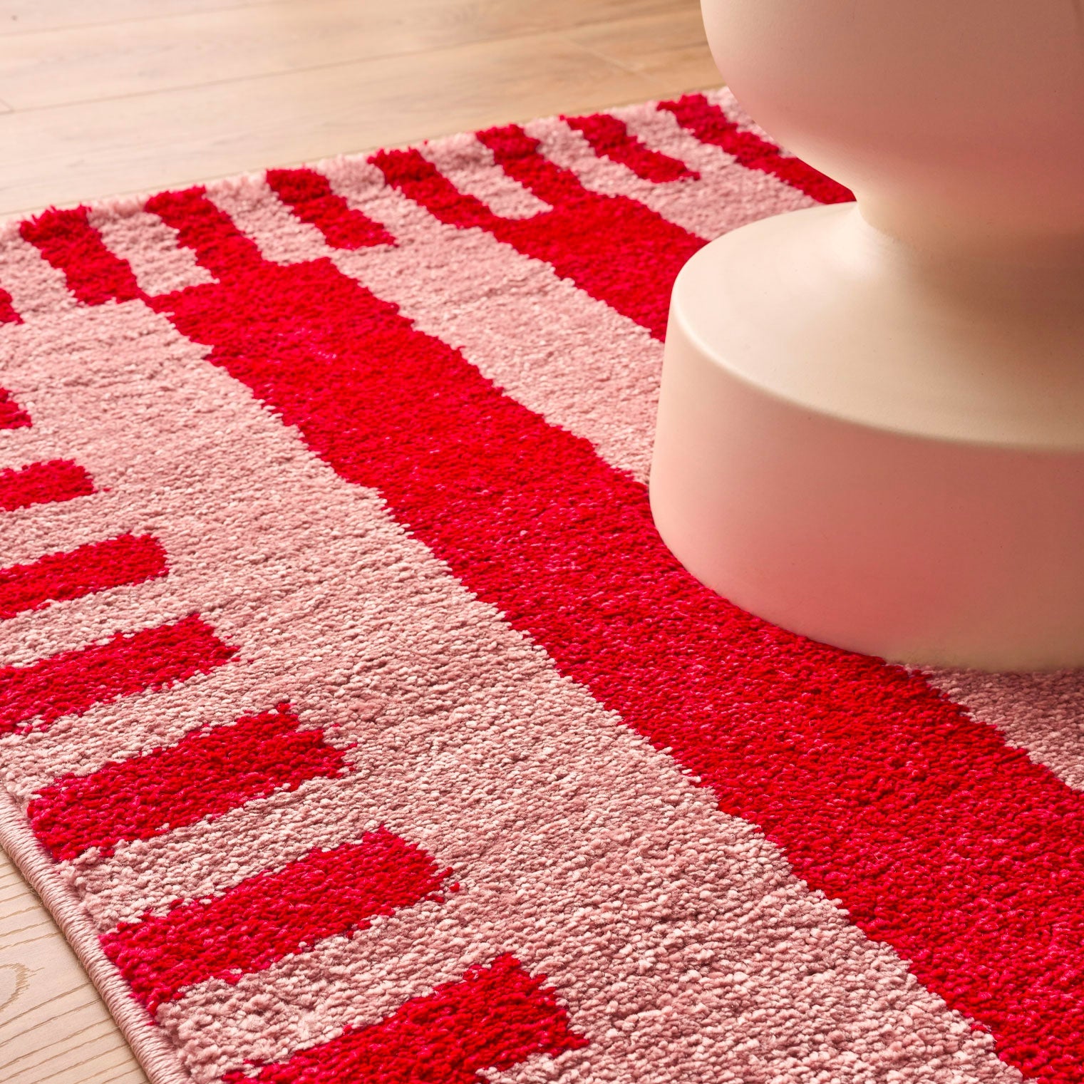 Tapis rétro - Rouge rayé - Collection Groovy | Nazar Rugs GROOVY