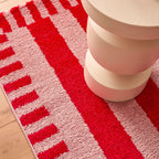 Tapis rétro - Rouge rayé - Collection Groovy | Nazar Rugs GROOVY