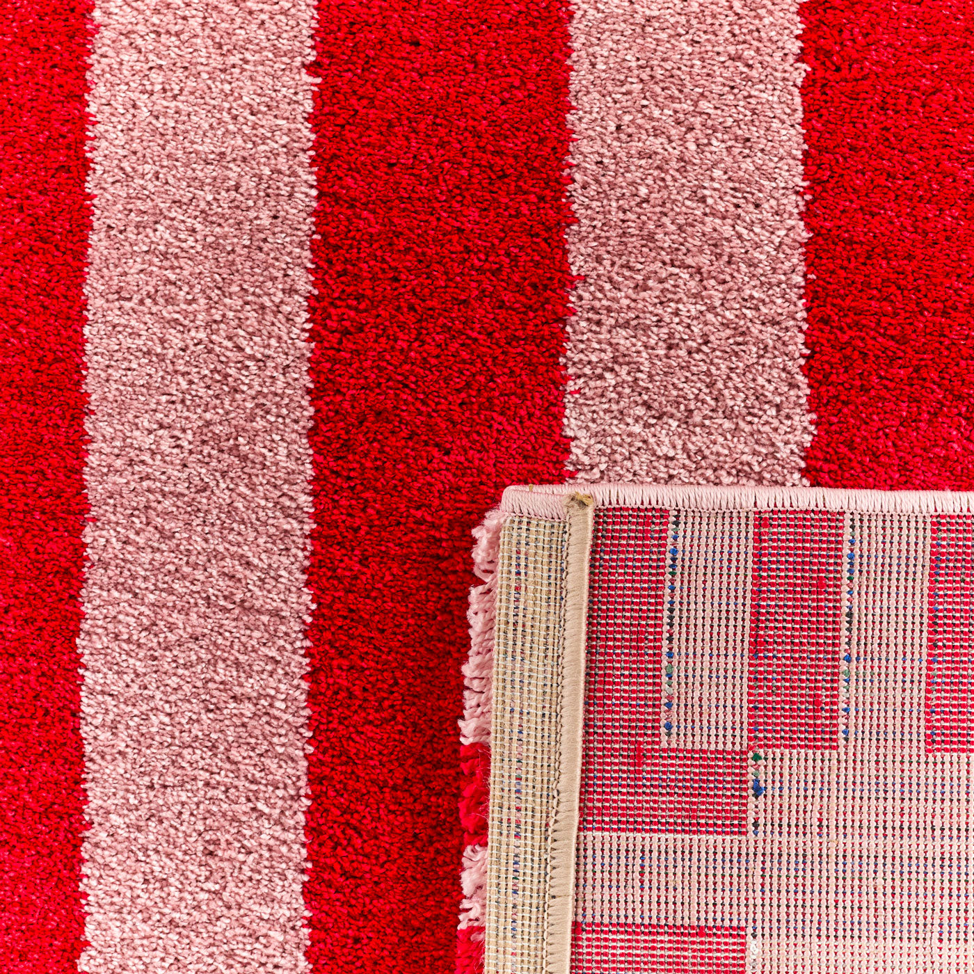 Tapis rétro - Rouge rayé - Collection Groovy | Nazar Rugs GROOVY