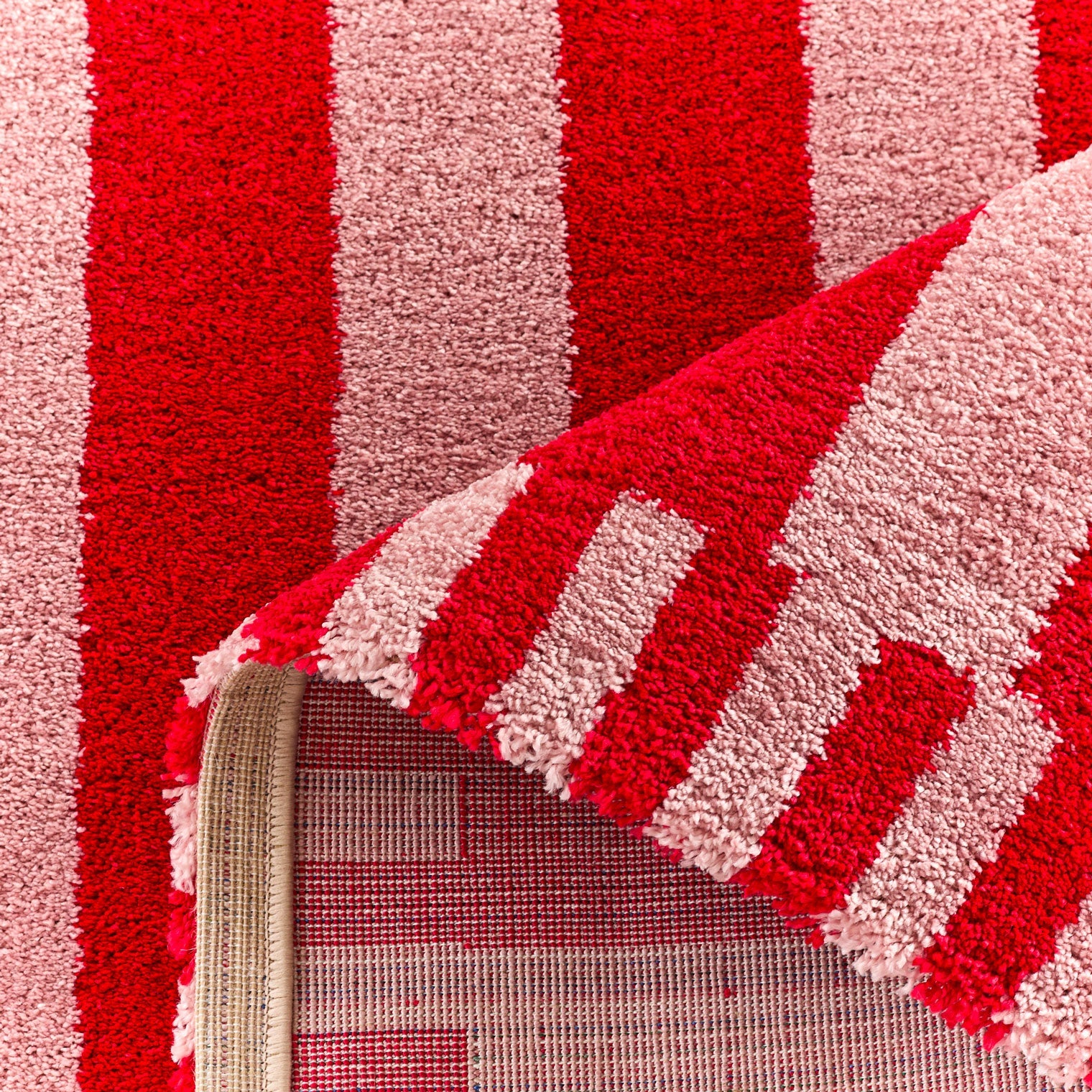 Tapis rétro - Rouge rayé - Collection Groovy | Nazar Rugs GROOVY