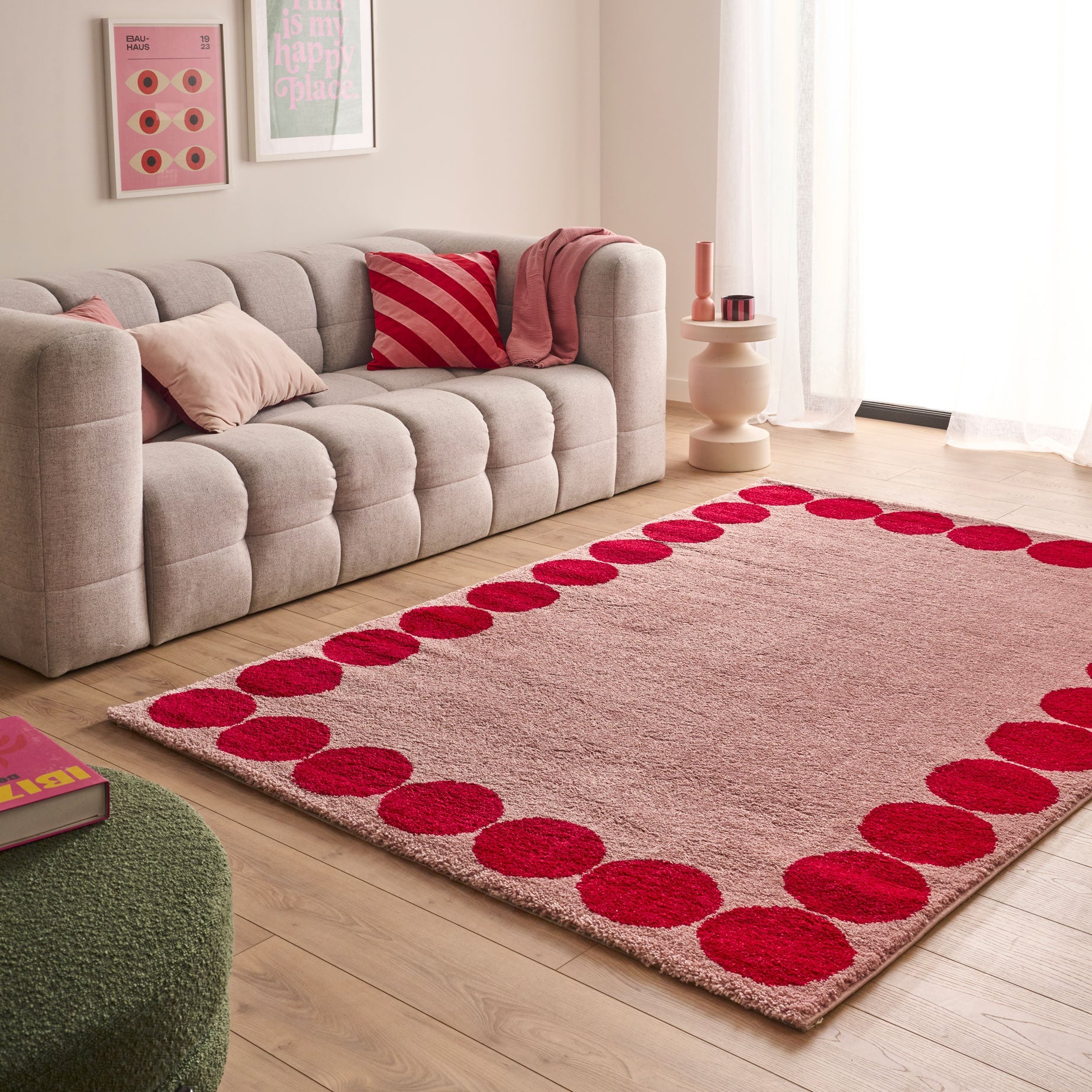 Tapis salon esprit seventies - Rose - Collection Groovy | Nazar Rugs (Copie) GROOVY
