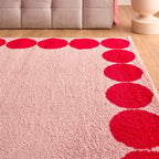 Tapis salon esprit seventies - Rose - Collection Groovy | Nazar Rugs (Copie) GROOVY