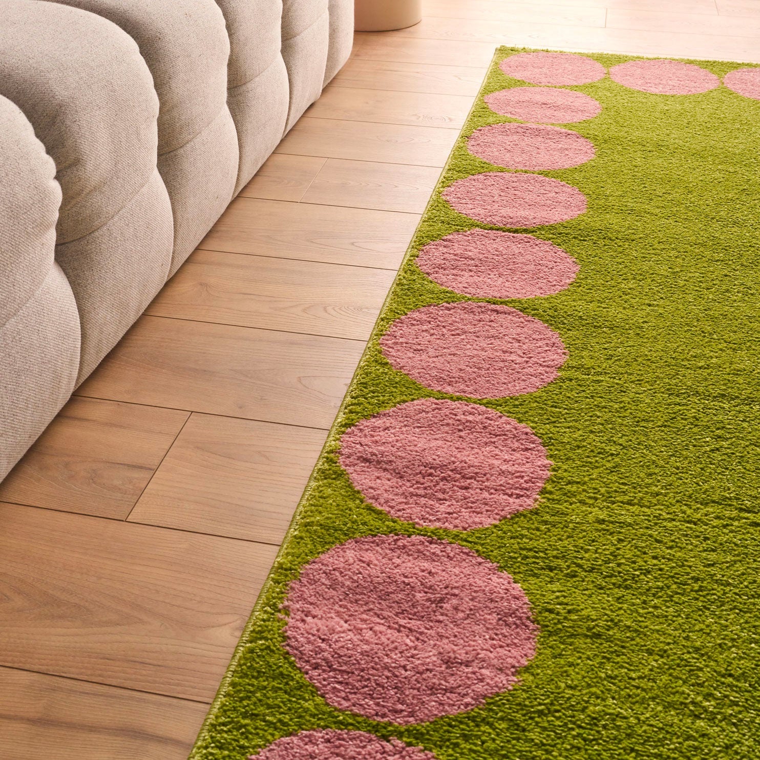 Tapis salon esprit seventies - Vert - Collection Groovy | Nazar Rugs GROOVY