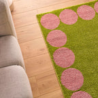 Tapis salon esprit seventies - Vert - Collection Groovy | Nazar Rugs GROOVY