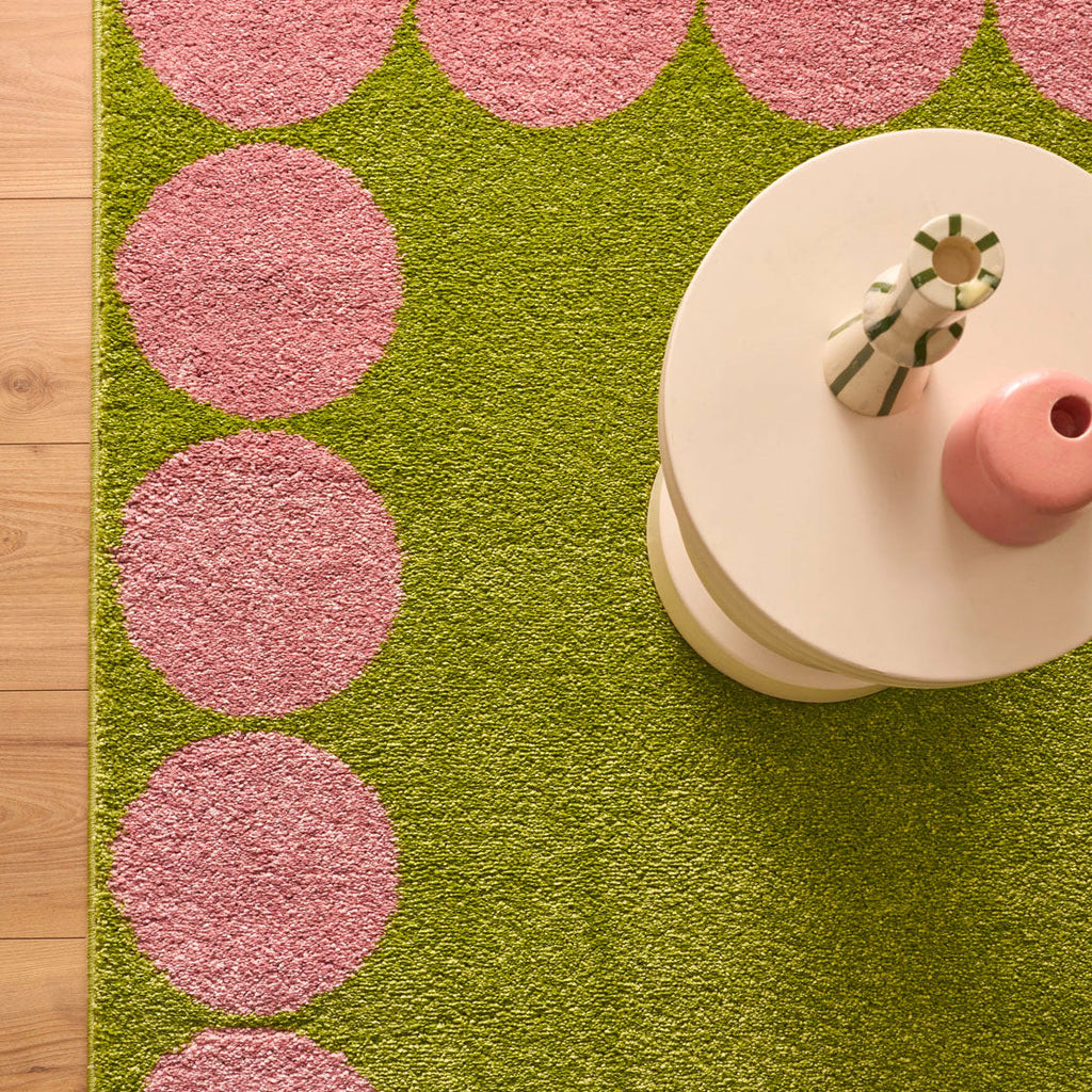 Tapis salon esprit seventies - Vert - Collection Groovy | Nazar Rugs GROOVY