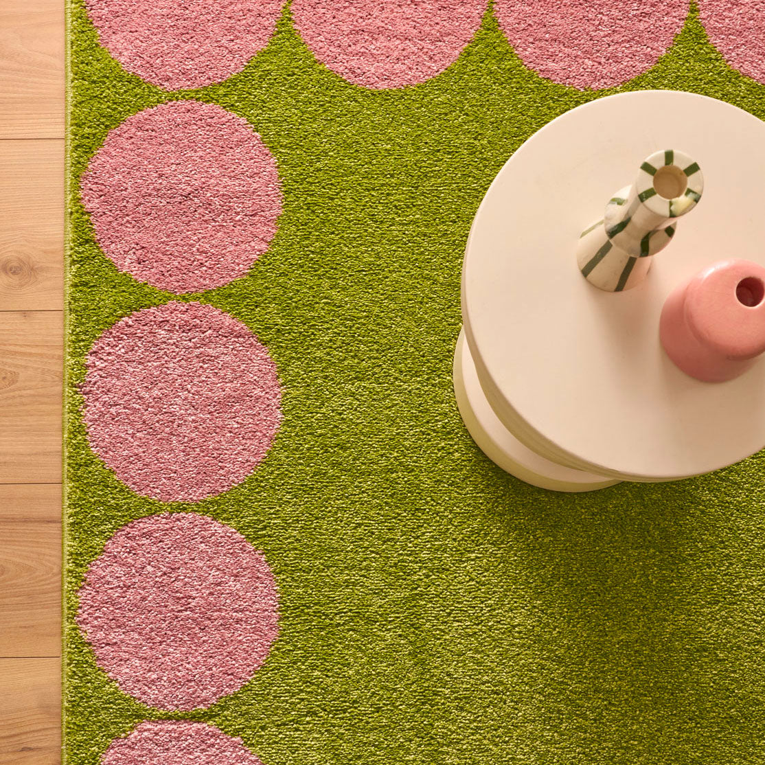Tapis salon esprit seventies - Vert - Collection Groovy | Nazar Rugs GROOVY
