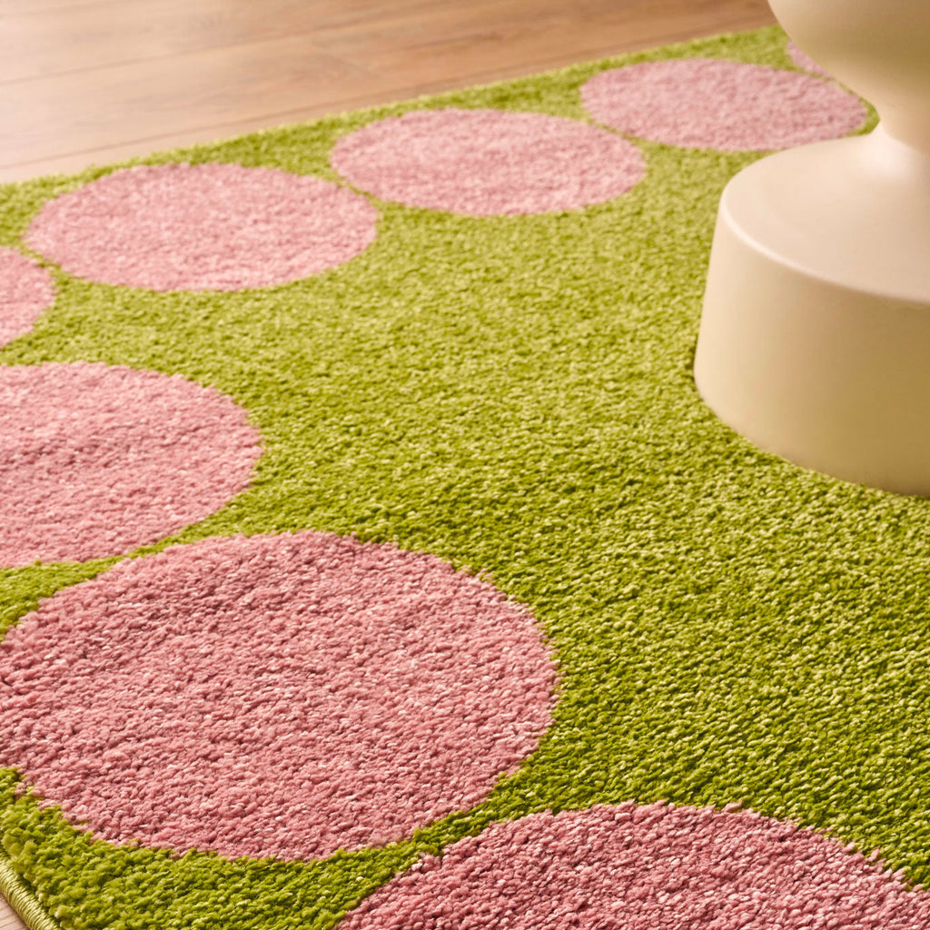 Tapis salon esprit seventies - Vert - Collection Groovy | Nazar Rugs GROOVY