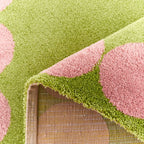 Tapis salon esprit seventies - Vert - Collection Groovy | Nazar Rugs GROOVY