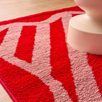Tapis esprit 70’s - Rouge et Rose - Collection Groovy | Nazar Rugs GROOVY