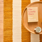 Tapis seventies - Beige rayé - Collection Groovy | Nazar Rugs GROOVY