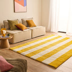 Tapis seventies - Jaune rayé - Collection Groovy | Nazar Rugs GROOVY