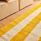 Tapis seventies - Jaune rayé - Collection Groovy | Nazar Rugs GROOVY