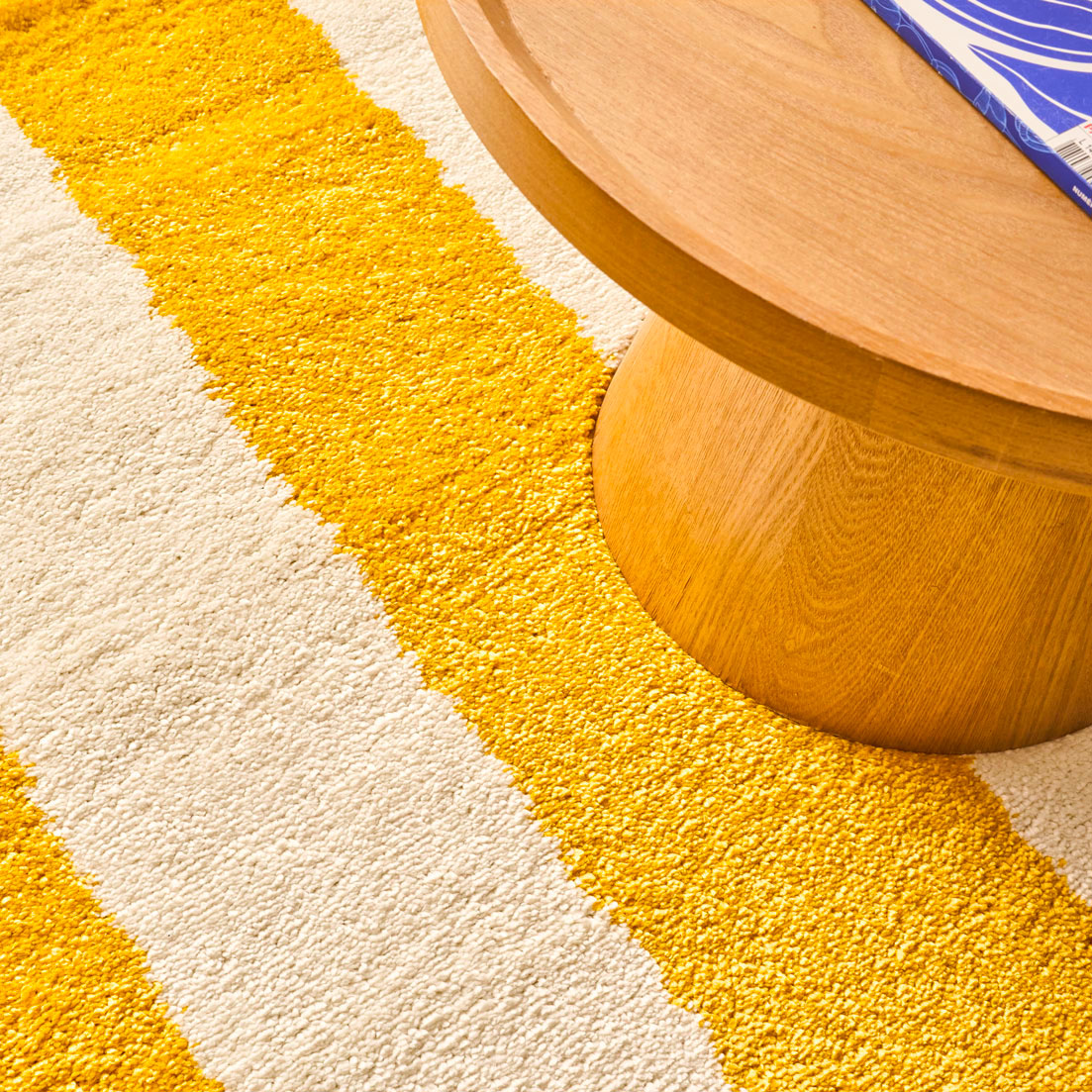 Tapis seventies - Jaune rayé - Collection Groovy | Nazar Rugs GROOVY