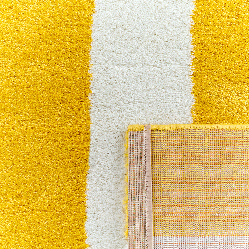 Tapis seventies - Jaune rayé - Collection Groovy | Nazar Rugs GROOVY