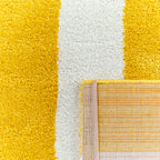 Tapis seventies - Jaune rayé - Collection Groovy | Nazar Rugs GROOVY