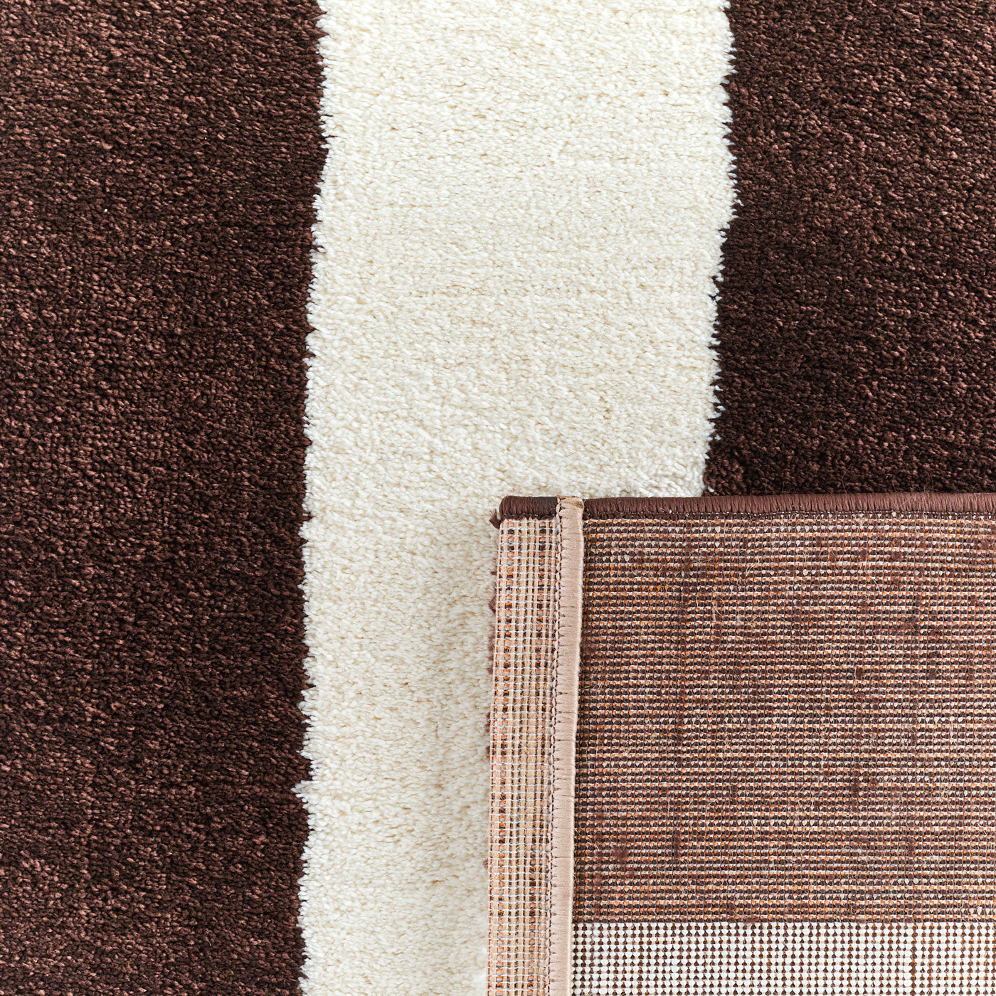 Tapis seventies - Marron rayé - Collection Groovy | Nazar Rugs GROOVY