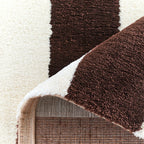 Tapis seventies - Marron rayé - Collection Groovy | Nazar Rugs GROOVY