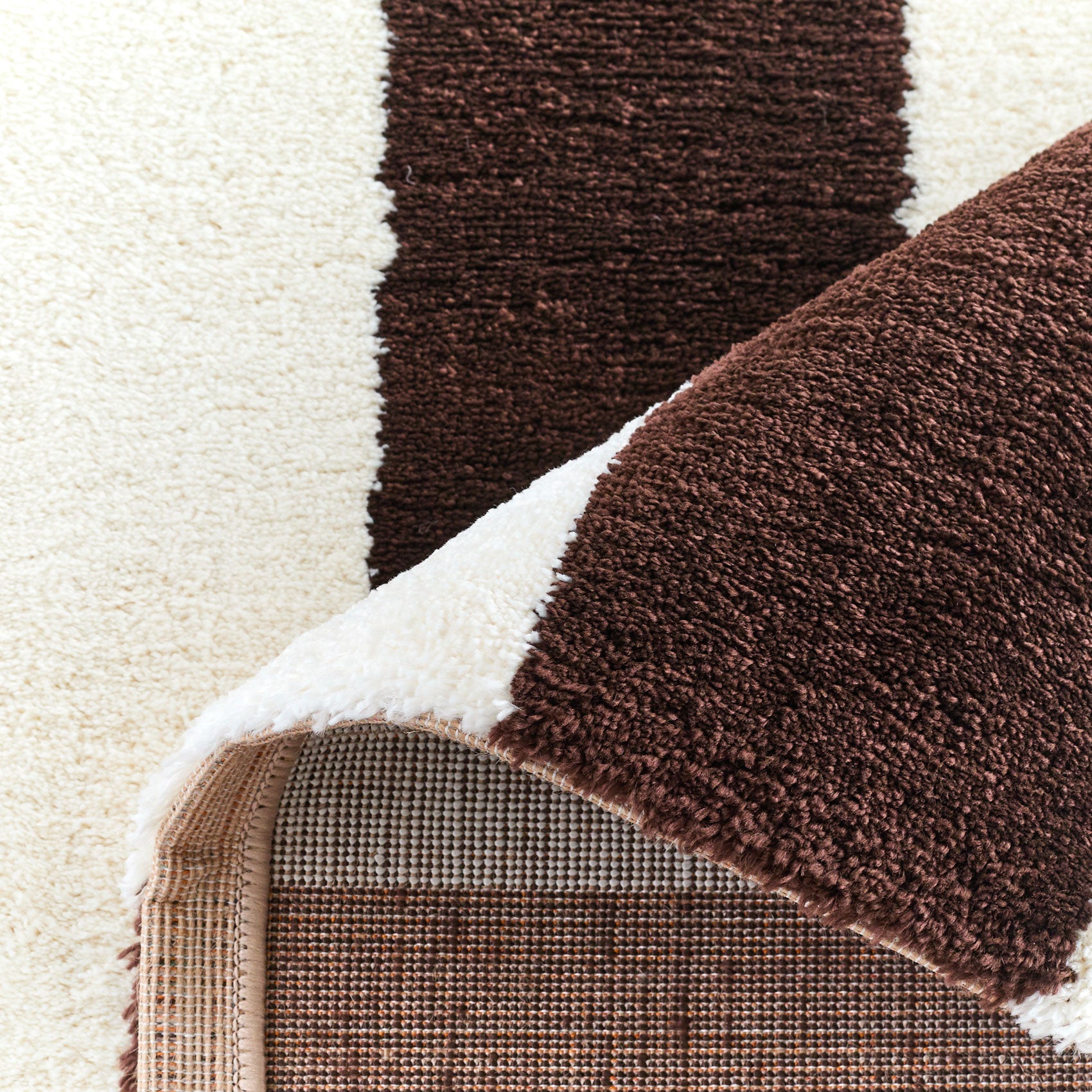 Tapis seventies - Marron rayé - Collection Groovy | Nazar Rugs GROOVY