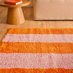 Tapis seventies - Orange rayé - Collection Groovy | Nazar Rugs GROOVY