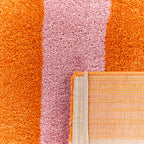 Tapis seventies - Orange rayé - Collection Groovy | Nazar Rugs GROOVY